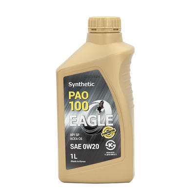 МАСЛО EAGLE PAO-100 SYNTHETIC 0W20 API SP 1L