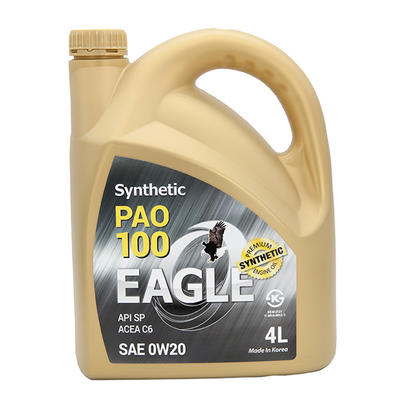МАСЛО EAGLE PAO-100 SYNTHETIC 0W20 API SP 4L