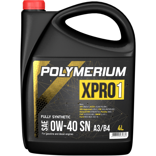 POLYMERIUM XPRO1 0W40 SN 4L