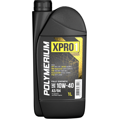 POLYMERIUM XPRO1 10w40 SN 1L fully synthetic