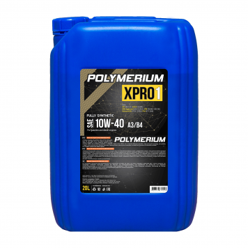 POLYMERIUM XPRO1 10w40 SN 20L fully synthetic
