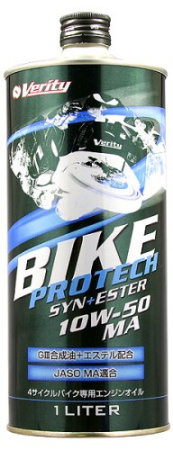 Verity 4T BIKE PROTECH SYN+ESTER 10W50 (1л) масло синтетическое