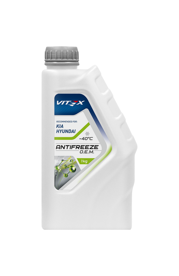 Жидкость охлаждающая низкозамерзающая Antifreeze «Vitex O.E.M. for Hyundai Kia» 1кг