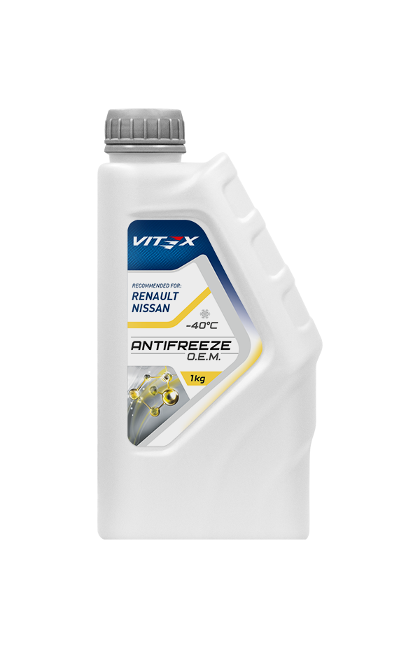 Жидкость охлаждающая низкозамерзающая Antifreeze «Vitex O.E.M. for Renault Nissan» 1 кг