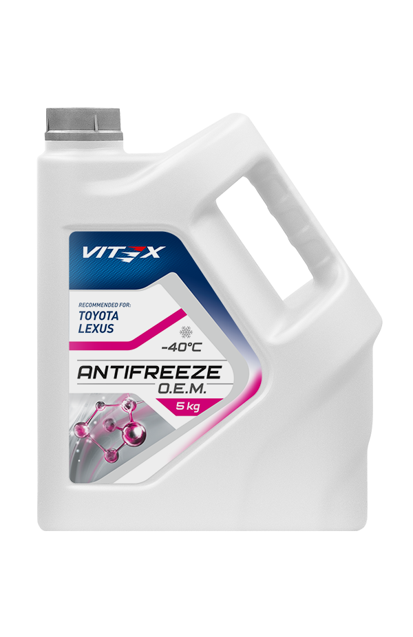 Жидкость охлаждающая низкозамерзающая Antifreeze «Vitex O.E.M. for Toyota Lexus» 5 кг