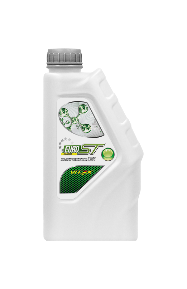 Жидкость охлаждающая низкозамерзающая Antifreeze VITEX G11 EURO ST standart 1кг зеленый